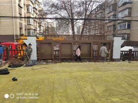 大連宣傳欄完工案例