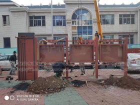 大連宣傳欄完工案例