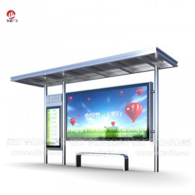 不銹鋼公交候車(chē)亭007