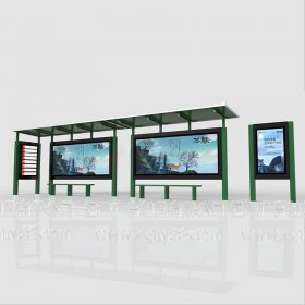 簡(jiǎn)約時(shí)尚候車(chē)亭016