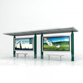 簡(jiǎn)約時(shí)尚候車(chē)亭017